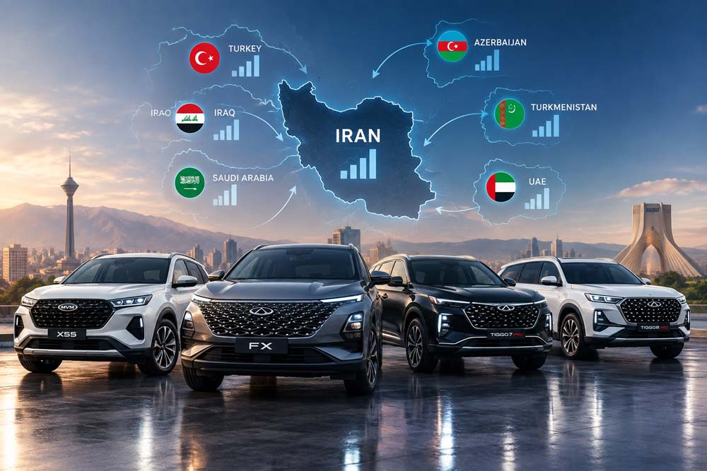 مقایسه بازار خودرو ایران با کشورهای همسایه